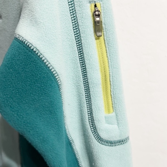 Columbia Titanium Fleece Quarter Zip Fleece Pullover Womens Small Green - Picture 7 of 7